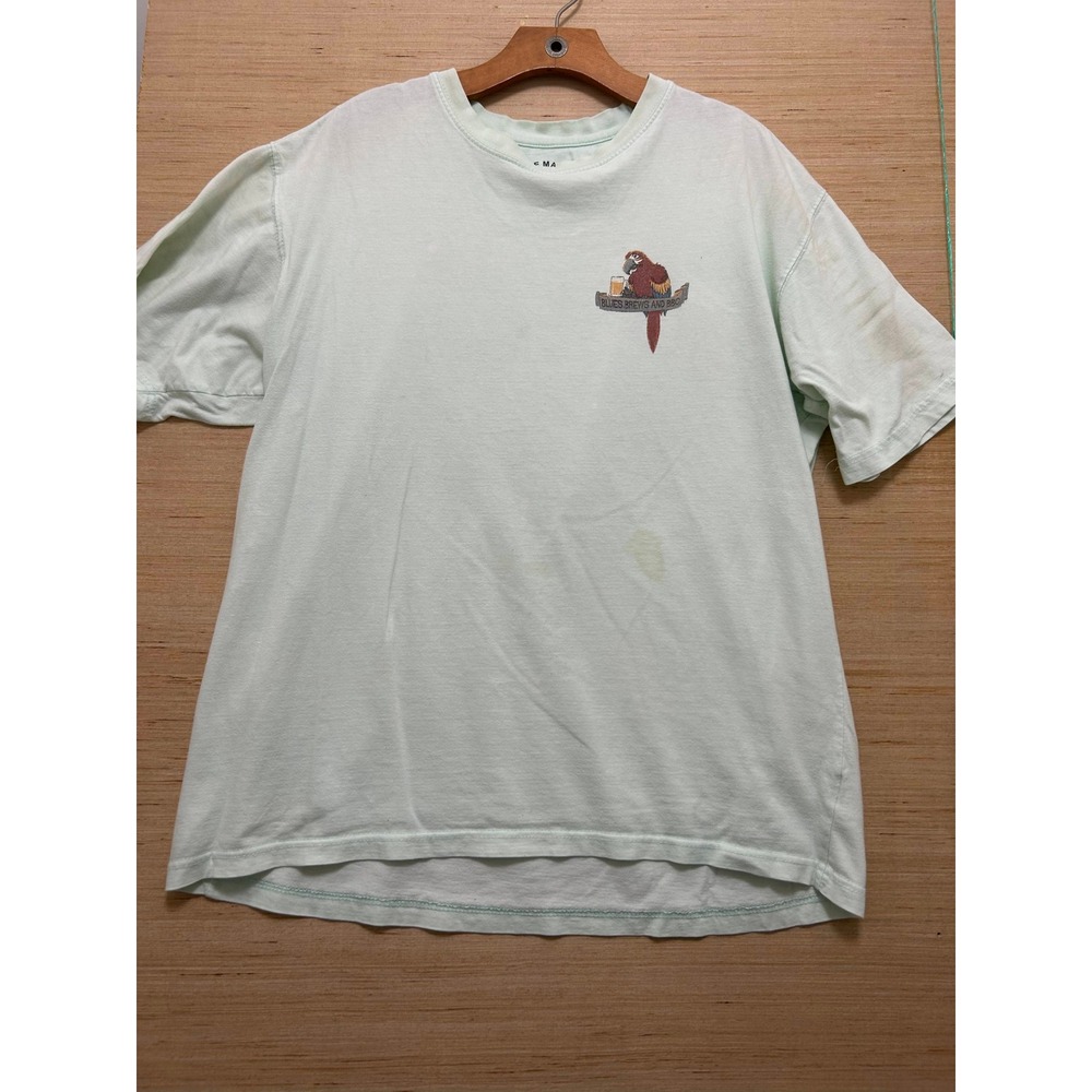 Joe Marlin XL T-Shirt Blues Brews BBQ Parrot Graphic The Yardbirds Band Tee